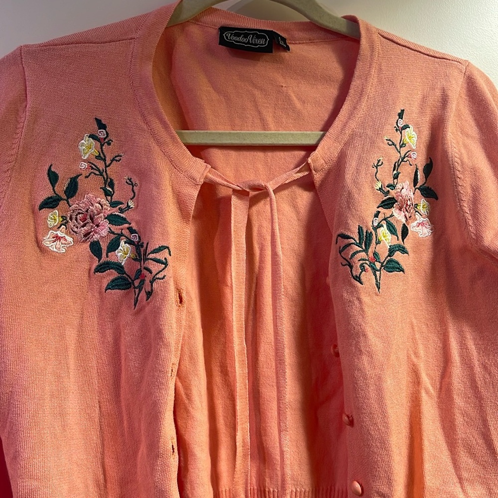 Voodoo Vixen Floral Cardigan